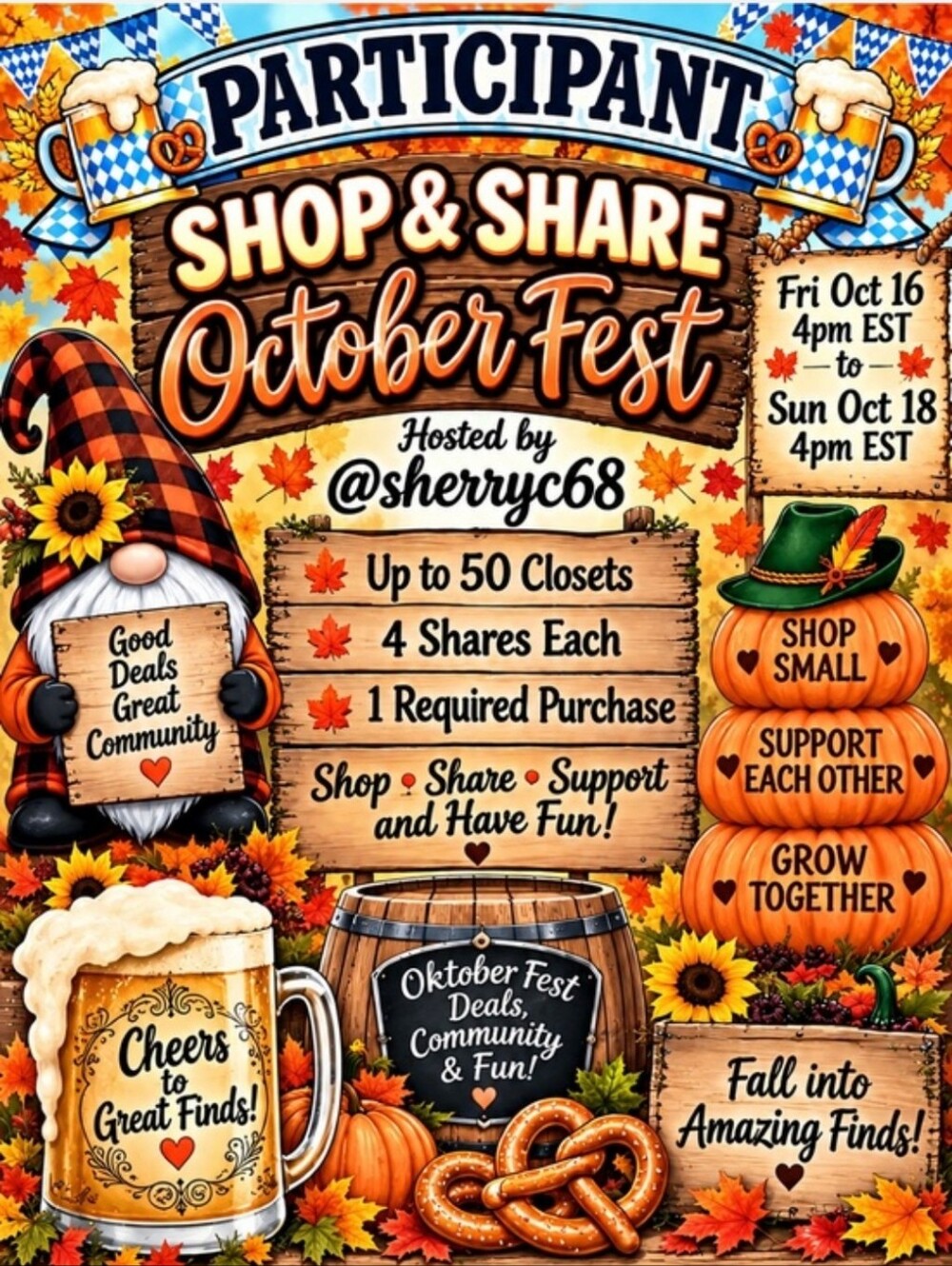 October Fest Fall Shop & Share